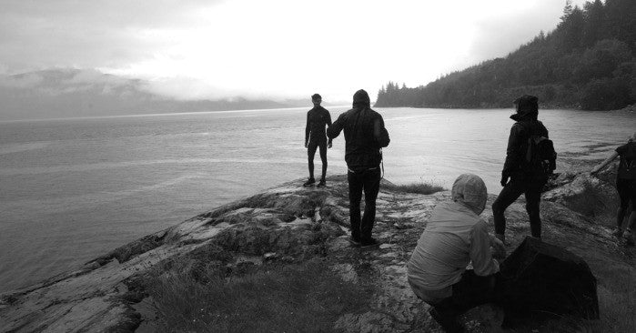 Behind the scenes of our first campaign shoot for Tribe Elite - day one