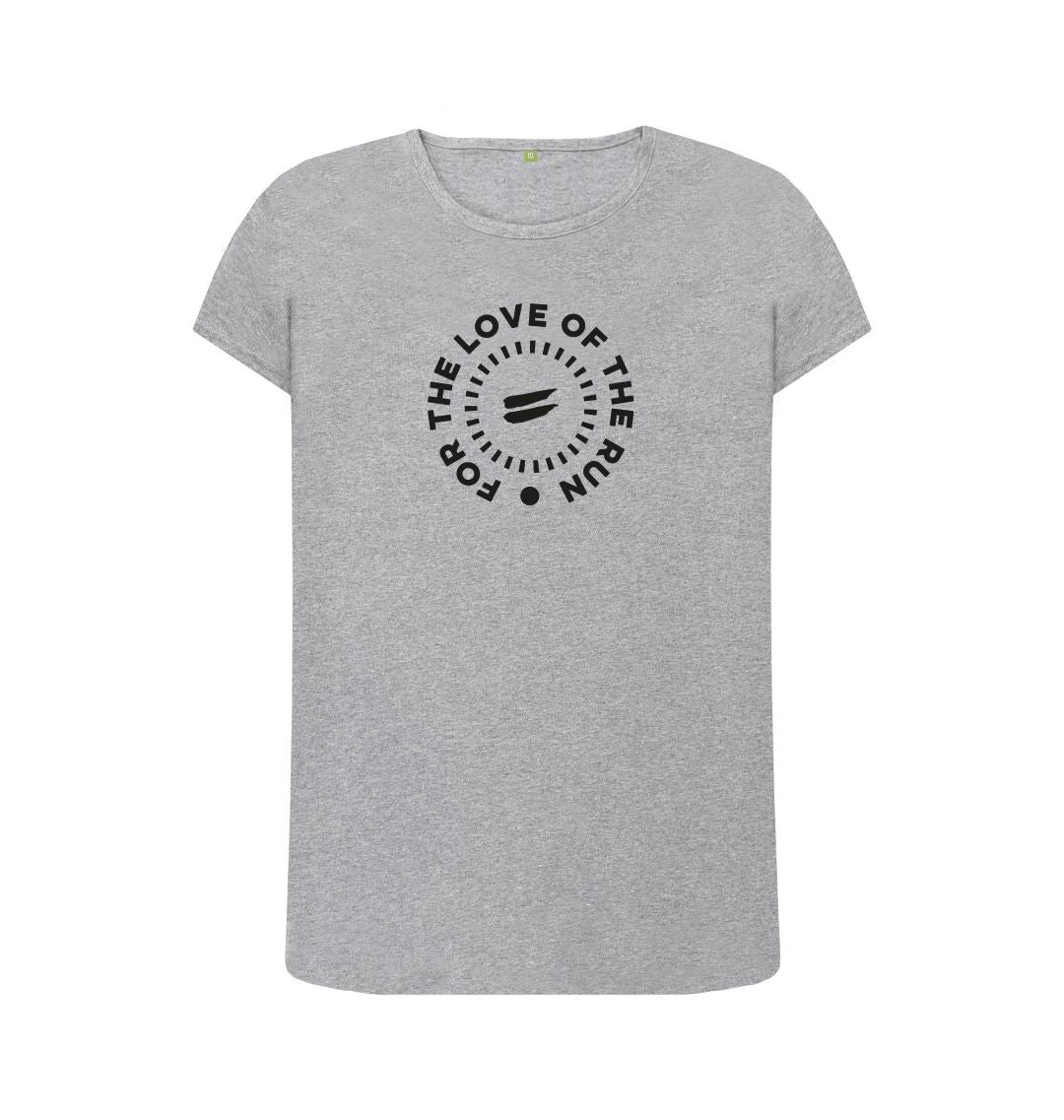 Athletic Grey For the Love of the Run Tee - Women&#39;s