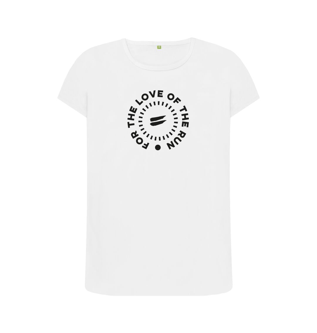 White For the Love of the Run Tee - Women&#39;s