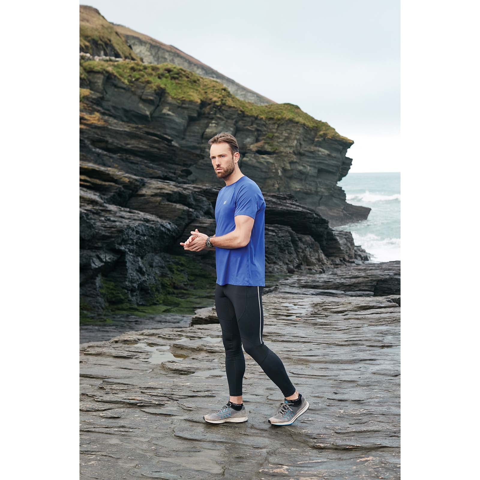 Men's Running Leggings Men in Tights  Recycled and recyclable – Circle  Sportswear