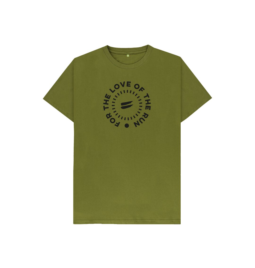 Moss Green For the Love of the Run Tee - Kid&#39;s