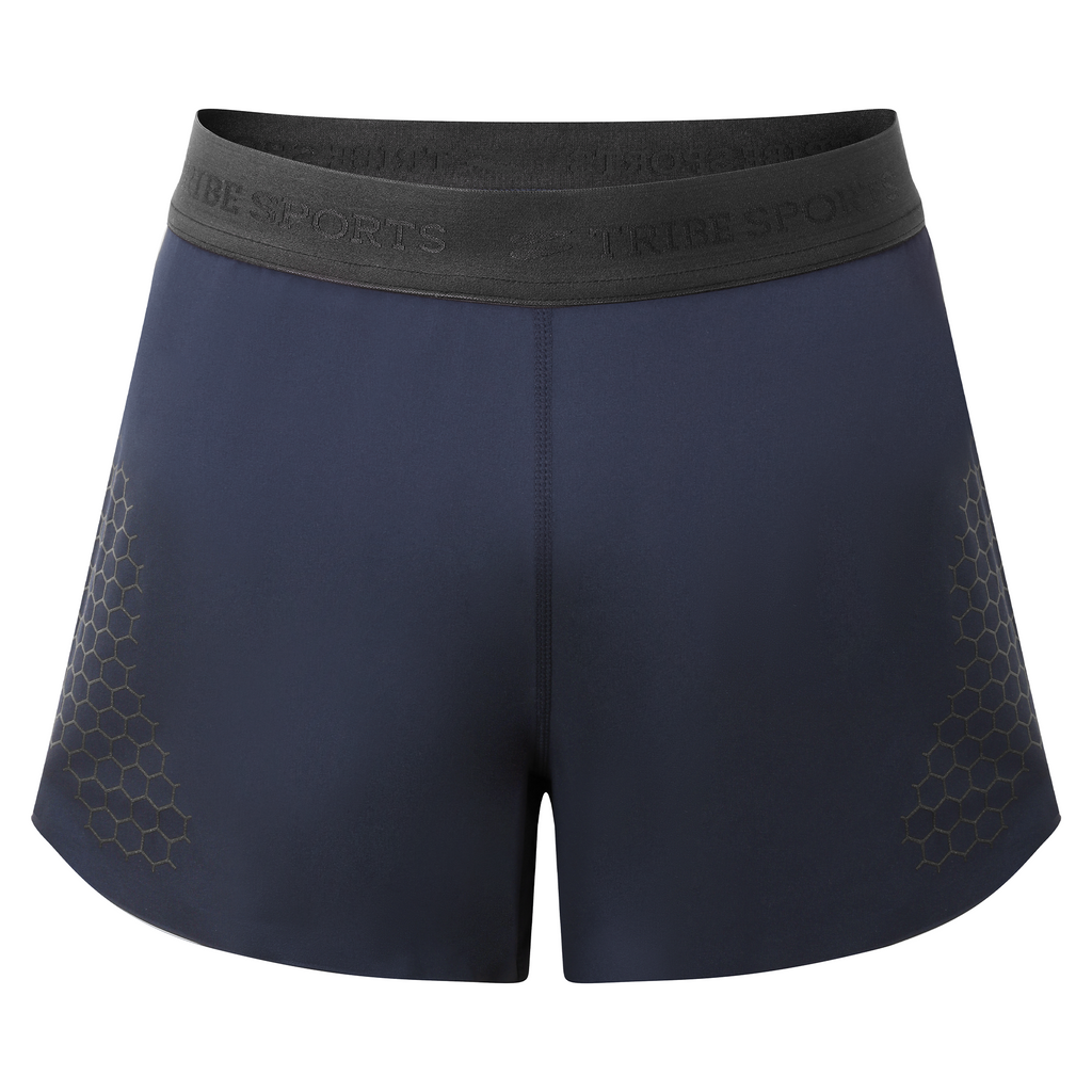 Endure Swift Shorts - Navy/Charcoal - Tribe Sports